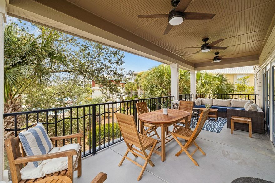 OFFERING 3% SELLER CONCESSION FOR  ATTRACTIVE INTEREST RATE - ASK FOR DETAILS! This beautifully updated 4 bedroom condo home offers the perfect blend of luxury, comfort, and convenience-- 2nd floor unit situated on the iconic Seacrest Lagoon Pool, the largest pool on 30A. Positioned in a unique low-density building with only four units, this condo offers rare privacy and a peaceful atmosphere. Thoughtfully styled for elegance and ease, the open-concept living area flows seamlessly into the updated kitchen, complete with new quartz countertops, a brand-new stove and refrigerator, and stylish lighting upgrades. Enjoy three king bedrooms, and a fun bunk room ideal for families or groups. Step out onto multiple private balconies to enjoy outdoor living with direct pool views and plenty of space to unwind. New patio furniture makes your morning coffee or evening cocktail that much more enjoyable.

Owners also enjoy a private, locked outdoor storage closetperfect for stashing beach gear, bikes, or pool toys. Additional updates include a new water heater and select new furnishings, ensuring the unit is truly move-in or rental ready. A tram stop just steps from your door provides easy access to the beautiful, private Seacrest Beachjust a short ride away.

Ample parking is available for both owners and guests, making it easy to come and go. Plus, a new owners-only pool is planned for 2026, adding even more value to this already desirable community.
Situated just a short stroll from the award-winning shops, dining, and entertainment of Alys Beach and Rosemary Beach, this condo offers the best of 30A right at your doorstep.

