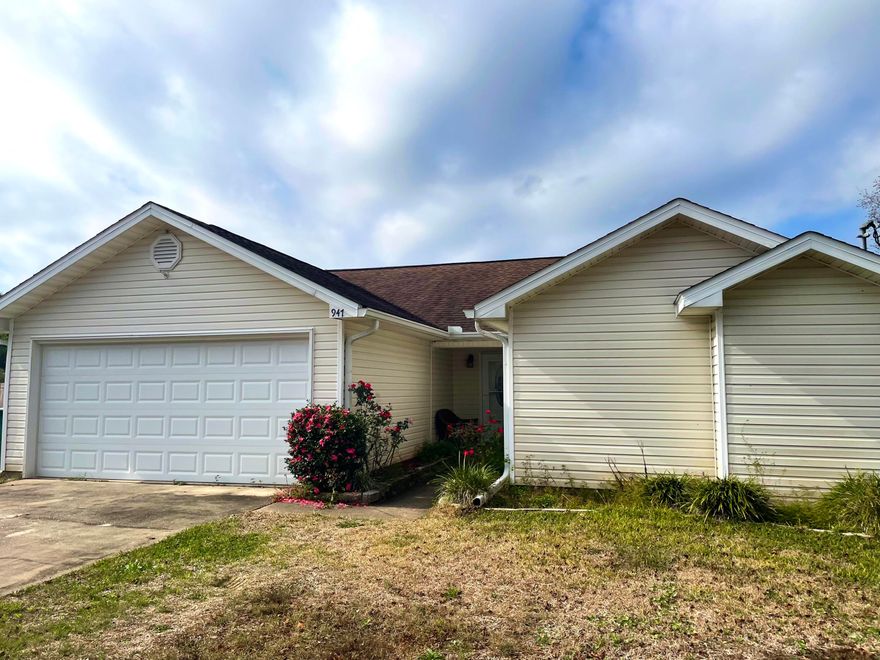 Check out this 3 bed 2 bath home in the perfect location right in between both military bases! Featuring a two car garage , wood burning fireplace, and a bay window in the dining area next to the beautiful kitchen. Roof 2014, AC 2012, Hot Water Heater 2020