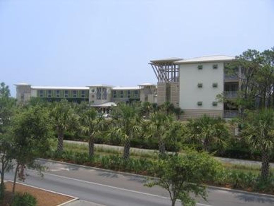 Charming condo in the heart of WaterColor. 2 bdrm/2 bath unit, rental ready and being sold fully furnished! Spacious balcony overlooks all of the WaterColor shops, restaurants and the WaterColor Beach Club. Wood floors in common areas, carpet in bedrooms, breakfast nook as well as full size dining area. Enjoy all of the WaterColor amenities such as Western Lake activities, tennis, WaterColor Beach Club, biking, trails and more!