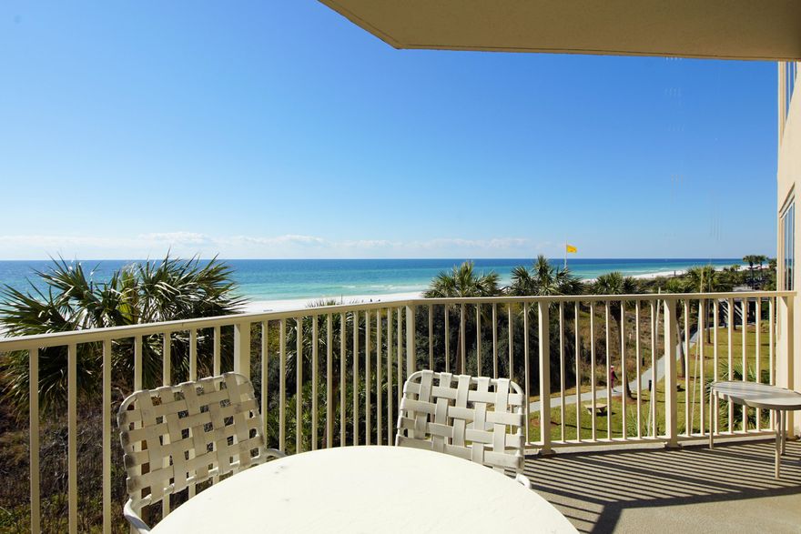 With a little TLC this would make a perfect beach getaway! Located on the third floor, you can walk out of the covered parking garage right to the front door. Even though you would think that this would be too low for a view of the gulf and the beach, think again. 308 is perfectly located right behind the lowest point in the dunes, making the view amazing! This two bedroom, two bath gem would make a fantastic vacation rental or a perfect second home. Come see this beauty today! Tops'l Master Association Dues are $285.00 a quarter.