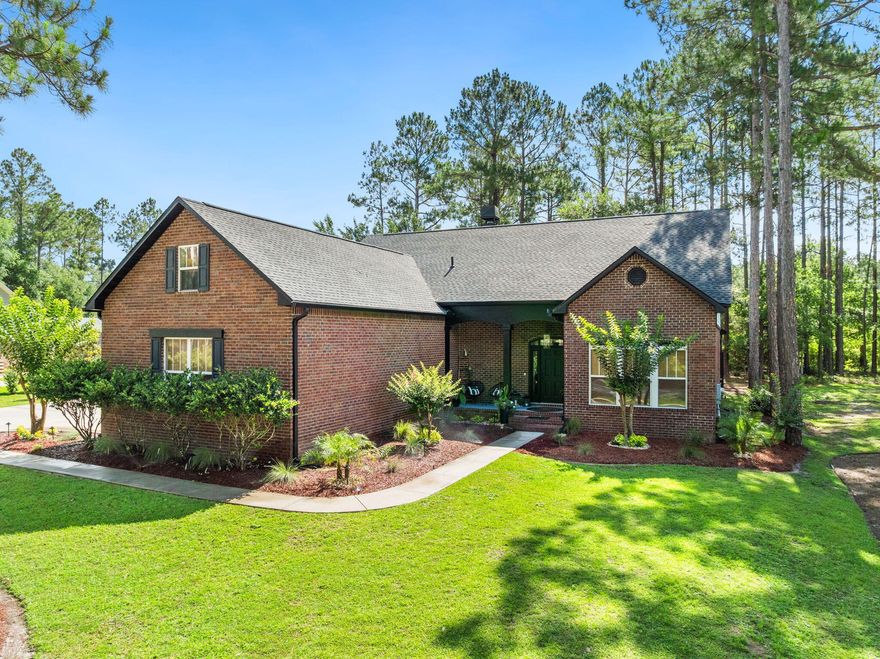 **Special Financing rate of 4.99% first year available with preferred lender!**Welcome to this beautifully updated 3,377 square foot home tucked inside one of Freeport's most sought-after gated golf course communities. Set on a lushly landscaped half-acre lot with no neighbors in front or behind, this 4-bedroom, 3.5-bathroom home offers exceptional privacy and a peaceful backdrop of nature and golf course surroundings.Inside, you're greeted by a large living room with soaring cathedral ceilings that create a grand yet inviting space, seamlessly connected to both the kitchen and dining areas. The kitchen features double ovens, ample counter space, and flows naturally into a cozy dining nook, perfect for casual meals or morning coffee. A separate flex space off the entry could be used as a home office or formal dining room, depending on your needs.The primary suite is located on the main level and includes dual walk-in closets and direct access to the screened lanaicreating a private retreat where indoor and outdoor living blend effortlessly. Upstairs, a second living area provides the perfect space for guests, hobbies, or media, while the spacious en-suite bedroom adds flexibility for family or visitors.
Step outside to enjoy the screened lanai that opens to your private backyard oasis, where the view stretches across mature landscaping to a tranquil pond and the rolling greens of the golf course beyond. Whether you're hosting a sunset dinner or enjoying a quiet morning with the birds, the indoor-outdoor flow of this home is truly special.
Additional highlights include a spacious 3-car garage, recent updates throughout, and a brand-new roof installed in 2024. 
This quiet, gated neighborhood offers a range of amenities including a swimming pool, tennis and pickleball courts, a playground, and of course, the golf course itself. Just 10 minutes to Publix and all that Freeport has to offer, and less than 30 minutes to the white sand beaches and turquoise waters of South Walton. This is where peaceful living meets coastal convenience.
