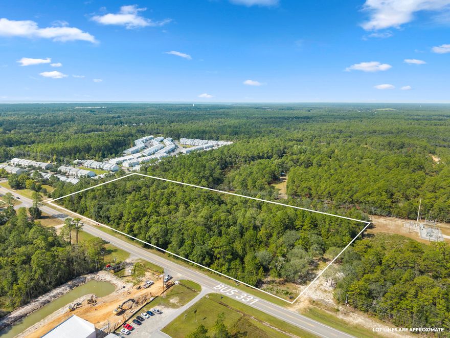 Introducing an exceptional opportunity to own a prime piece of real estate in the rapidly growing city of Freeport, Florida. This expansive 11.44-acre property, consisting of two combined parcels, is ideally situated along US Highway 331 and is zoned R-3 for multi-family use. The property comes with a Development Order (D.O.) approved for 128 apartment units, along with building plans and surveys offering a rare, shovel-ready opportunity ideal for developers and investors alike. The location provides excellent visibility and accessibility along the bustling US Hwy 331 corridor, surrounded by a mix of residential and commercial growth. Just minutes from downtown Freeport, local schools, shopping, and essential services, the property is also within easy reach of the beautiful Beaches of South Walton, Interstate 10, and Highway 98.

This is a prime development opportunity in one of Walton County's fastest-growing markets, where the demand for quality multi-family housing continues to rise. Inquire today to learn more. Buyer to verify all information deemed important. 
