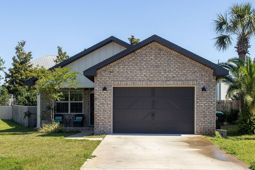 Welcome home to this beautifully updated 3-bedroom, 2-bath brick home, perfectly situated on a spacious corner lot. From the moment you step inside, you'll be greeted by a bright, open-concept layout featuring luxury vinyl plank flooring, recessed lighting, and ceiling fans throughout--creating a warm and welcoming atmosphere.The heart of the home is the chef-inspired kitchen, complete with granite countertops, a large island, soft-close cabinetry, and a sleek tiled backsplash. The layout flows seamlessly into the living and dining areas, making it ideal for entertaining or everyday living.Retreat to the spacious primary suite, where you'll find a double sink vanity, beautifully tiled shower surround, and ample closet space. Both bathrooms feature modern finishes that elevate the entire space.

Step outside to enjoy your private, fenced backyardperfect for weekend barbecues or letting pets roam freely. The home also includes a two-car garage, a full sprinkler system, and all the thoughtful extras that make daily life more comfortable.

Don't miss your chance to live in this stunning home that offers both style and convenience. Schedule your tour today before it's gone! Call 850-729-0399 View rental requirements or apply at www.RentwithBSR.com

No smoking or vaping. A small dog may be allowed with some restrictions and a $400 non-refundable pet fee. FEES: $50 per adult 18+ application fee, Landlord Liability Policy (if proof of Renter's coverage is not provided) $15 mo, Pest Assurance pest control policy $20 mo.