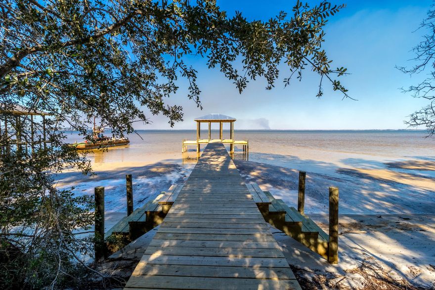 The Estuary is a gated community with a common area dock and nature walks. These large lots allow you to build your dream home.