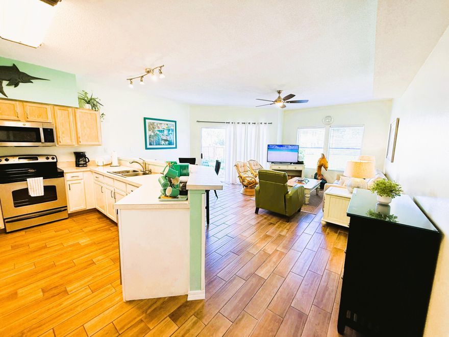 STEPS TO THE BEACH | TURNKEY RENTAL OPPORTUNITY! Welcome to 775 Gulf Shore Drive, Unit 9126, located in the highly sought-after Sandpiper Cove resort community in Destin. This well-maintained 1-bedroom, 1-bath condo with a hallway bunk bed offers approximately 794 square feet of comfortable coastal living. Ideally situated, the unit is just steps from the main pool off the back deck, the marina and the sugar-white sands and emerald waters of the Gulf.Perfect as a vacation rental, second home, or beach getaway, this well-maintained condo comfortably sleeps 5-6 guests and offers excellent income potential in one of Destin's most sought-after short-term rental communities. The functional layout features a spacious primary bedroom, hallway bunk beds for additional guests and an inviting living area designed for relaxing after a day at the beach. Thoughtfully updated and carefully maintained, recent improvements include a coastal-rated HVAC system (2023), Rheem water heater (2021), LG WashTower (2023), Amana dishwasher and GE microwave. Additional upgrades include refinished kitchen and vanity cabinets, added upper kitchen cabinetry for extra storage, glass shower doors, updated ceiling fans, bedroom sconces, living room drapery and window blinds.

Whether you're searching for a turnkey vacation rental, investment property, or personal beach retreat, Sandpiper Cove Unit 9126 offers the perfect combination of location, updates, amenities and rental potential right in the heart of Destin.

Sandpiper Cove spans 43 acres and offers one of Destin's most amenity-rich resort environments with over 1,100 feet of private beachfront, five swimming pools (two heated), three hot tubs, tennis and pickleball courts, a 9-hole par-3 golf course, marina access, shuffleboard courts and on-site dining including the award-winning Louisiana Lagniappe restaurant and the popular beachfront Sand Flea Beach Bar. Owners and guests also enjoy seasonal beach service and convenient access to the Destin Harbor, HarborWalk Village, grocery, shopping, dining, gyms, water taxi and entertainment.

**Please note that all dimensions and information provided are subject to verification by the buyer.