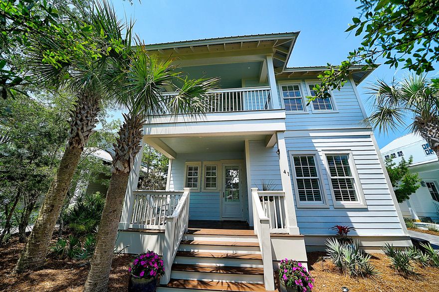 Gorgeous well appointed meticulously maintained home within 5 min private walkover (stepless!) to deeded 30A Beach Access! This home is nestled in the quiet Gated community of The Preserve at Grayton Beach featuring 2 swimming pools, tennis courts & 2 Clubhouses! 2 of the 4 Bedrooms are Masters. All Bdrms have a private bath with granite vanities! Relax with your morning coffee on the private decks off the top Master Bdrm Suite and second top floor bedroom! The Incredible Kitchen features additional cabinetry, large marble island and stainless steel appliances open to the spacious Family Room. Beautiful Hardwood Floors & Plantation Shutters. Private Fenced Yard! 4 Car Parking! Perfect for a primary or secondary beach home or rental property! Close to 30A entertainment, shops, & restauran