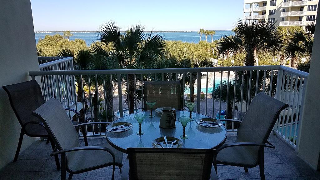 LOCATION LOCATION! This complex sits on the popular Okaloosa Island with a great view of the beautiful Bay, overlooking the Lazy River style pool and large heated pool along with the two hot spas! You also have incredibly convenient Gulf beach access by an elevated or signalized walkover just steps from your condo! This is a true Vacation Rental dream. Destin West Pelican is centrally located to some of Okaloosa Island's BEST restaurants and shops- you seriously can not beat this location. Along with