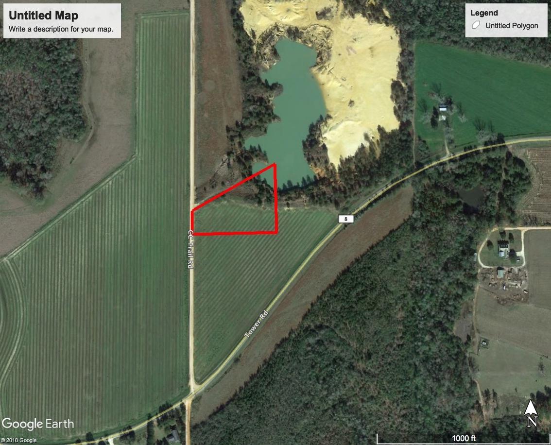 2.8 Acres outside of Uriah! 2.7 Acre portion of Parcel # 51-38-03-06-0-000-010.003. Bring your house plans! Lake front and close to paved Tower Rd.
