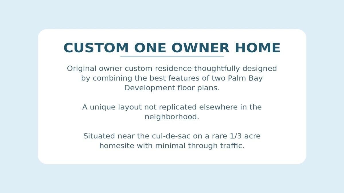 PALM BAY UNIT 3 - Residential