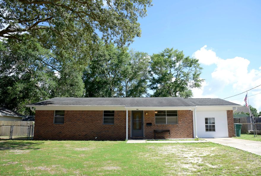 Delightful brick home in convenient central Niceville location. This 3 bedroom 2 bath home offers easy care flooring throughout, Kitchen features refrigerator (ice maker not warranted), stove and built-in microwave, French doors lead to large back yard with extra storage shed. Master suite has walk in shower. Washer & Dryer non warranted. Sorry NO pets & NO smoking. Any person 18 years old or older must apply separately. Tenants required to carry renter's liability insurance.