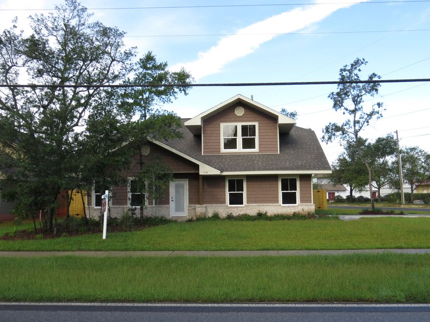 Builder pays most closing....Call for details. Welcome to Hooper Drive Subdivision, a new 6 lot development in west Fort Walton Beach. Awesome plan offered by an winning builder and Parade of Homes winner! This 2 Story (master is on first floor), 4/3.5 home has super curb appeal. There are 9 ft. ceilings w/ impressive crown molding, and 5 1/4'' baseboard throughout the main living areas and master. As you approach the front of the home, you will be quite impressed. The covered porch is very welcoming, and the incredible leaded glass door makes for a grand entrance. The formal dining room is at the right of the home's front. As you continue down the hallway, just past the stairwell, you will then enter the chef's delight kitchen which boasts maple cabinetry, granite countertops, a huge