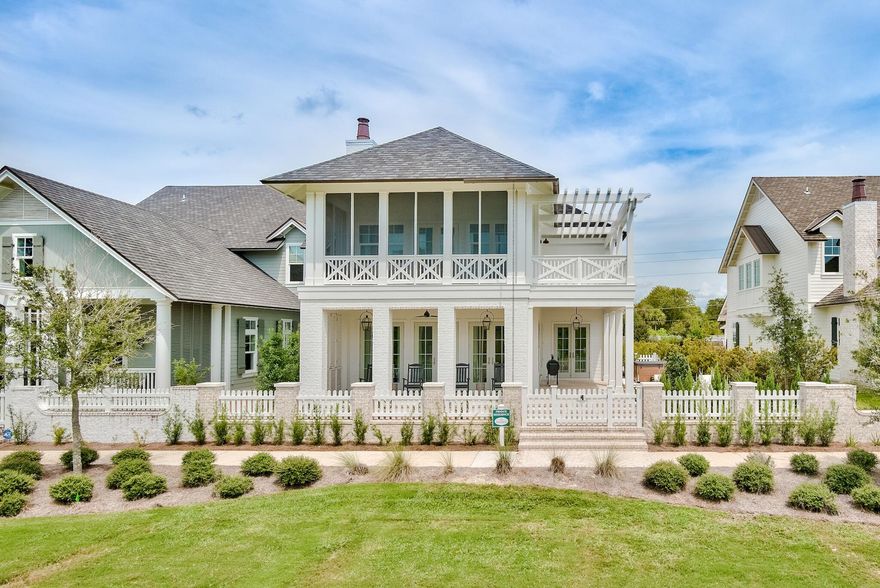 Welcome to 266 Lantern Lane, a gorgeous Southern style inspired home, built in 2019 & tucked away in Regatta Bay Preserve-a boutique neighborhood consisting of only 21 lots, located in the gated golf community of Regatta Bay! The Charleston floorplan offers 3460 sq. ft. of heated & cooled living space, 4 beds, 4.5 baths, flex room & office. The 1st floor offers an open floor plan w/ a kitchen/dining/living combo that includes a gourmet kitchen w/ Wolf & Sub-zero appliances, an oversized quartzite island that offers plenty of seating, large walk-in pantry & a spacious dining & living area for all of your visiting friends & family to spread out. Also on the 1st floor you will find a half bath for guests & a guest suite w/ its own private bath.
