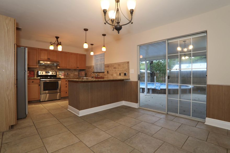 * Pool liner is on order. * Cute as a button home in Fort Walton Beach! Inside the home you have a kitchen equipped with all the essentials you need to make mouth-watering meals. Just off the kitchen is a breakfast bar and dining area that can comfortably seat four guests. From the dining area, a pair of doors lead out onto the covered deck so you can kick up your feet and relax in the shade. This home is located in the heart of Fort Walton Beach so you are close to everything. Uptown Station and Burner Middle School are just minutes away.