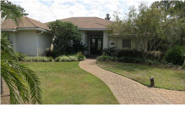 Destiny East is one of the most popular subdivisions in Destin! This is a great home for full time living or a vacation rental. You will love the wonderful open split bedroom floor plan and the attention to detail in the upgrades. This home boasts 2 living areas, a formal dining room and eat in kitchen. Enjoy cooking on the fabulous Viking gas range and keep your food warm in the warming drawer. Ceramic tile is in all the living areas, kitchen, hallways and bathrooms. The master bedroom has a large sitting area, with large sliding doors overlooking the back deck and beautifully landscaped yard. The master bath has his and hers closets, as well as 2 vanities with beautiful granite. There is a nice laundry room with sink and cabinets. The beautiful furniture, custom original art