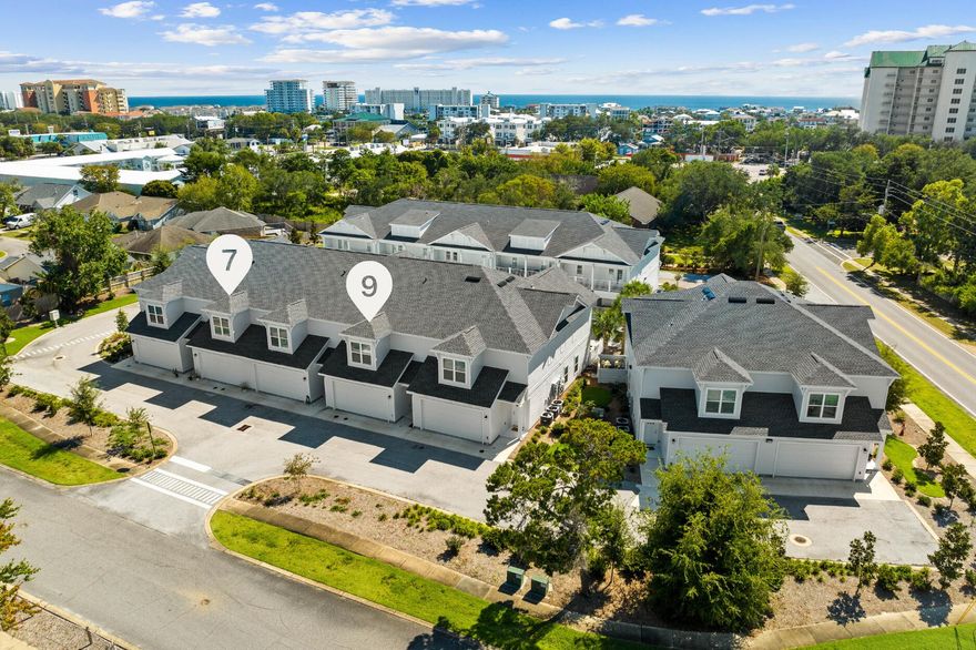 Owning up to two units at Beach Lofts in Destin is a rare chance to step into one of the Emerald Coast's most dependable rental markets with a clean, repeatable investment setup. The units are vacant and ready to be leased, and with average rents in Beach Lofts hovering around $2,900 per month, investors have a strong baseline for projected cash flow, plus upside as demand continues to grow. Buyers have the flexibility to purchase one or two units, with two being the maximum available in this offering. Each townhome offers approximately 1,758 square feet of thoughtful design that renters love. The open main level features a spacious family room that flows to a covered patio through double doors, creating an easy indoor-outdoor feel. The kitchen is bright and functional with white cabinetry, stainless steel appliances, and a large island with seating, and a convenient half bath completes the main level. Upstairs, all three bedrooms are well appointed, including a generous primary suite with a window seat, walk-in closet, and private ensuite with a double vanity, tile shower, and water closet. Two secondary bedrooms share a hall bath with a double vanity and shower/tub combo, and both open directly onto an upstairs covered patio overlooking the poolan amenity that consistently stands out for tenants.

Location is another major advantage. Beach Lofts is close to Destin Commons, HarborWalk Village, and the emerald waters Destin is known for, with quick access to Highway 98 for easy connectivity to surrounding communities and everyday conveniences. With an HOA of $975 per quarter and average insurance around $2,200 per unit, operating costs remain attractive while the long-term outlook stays strong. This is a well-positioned, low-friction opportunity built for steady returns and future appreciation.