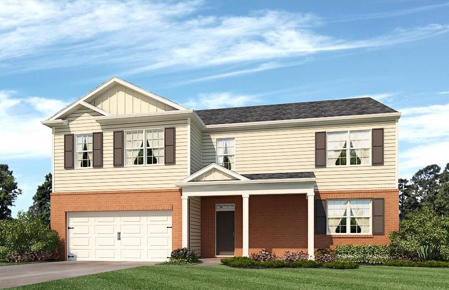 The Jadyn Plan is a 5 bedroom, 3.5 bath 2 story home located South of I-10 with county taxes. Large kitchen with island and pantry. One bedroom on first floor with full bath. Master suite, 3 additional bedrooms, 2 full baths, flex area on the second floor. Master suite has garden tub, separate shower, double vanity and a huge walk in closet. Listing Broker/Salesperson has ownership interest in the property. Pictures, photographs, colors, features and sizes are for illustration purposes only & will vary from the homes as built. Home & community information including pricing, included features, terms, availability & amenities are subject to change & prior sale at any time without notice or obligation. Sq footage/dimensions are approximate.