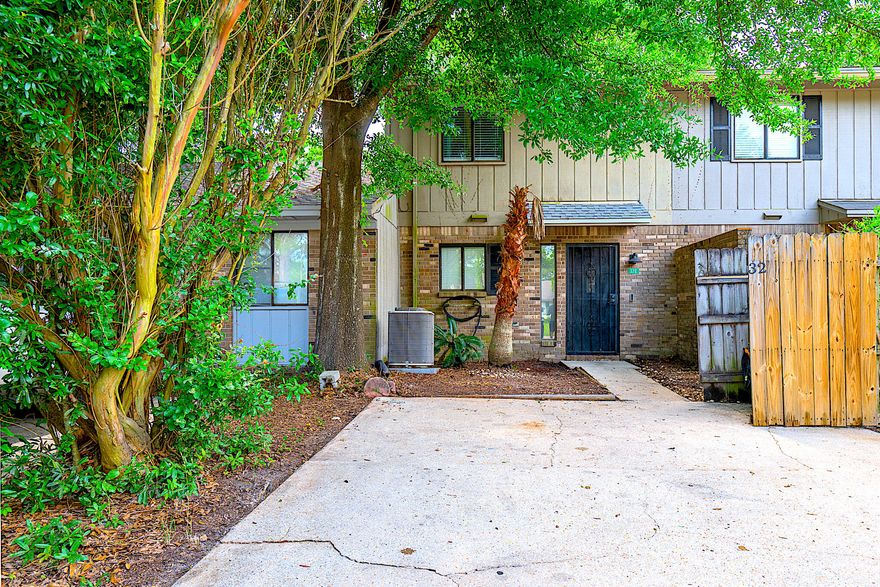 Welcome to your furnished peaceful retreat less than a mile away from the shimmering waters of Fort Walton Beach! This charming 2-bedroom, 2-bathroom townhouse, located at 32 Cape Dr Apt B, offers a serene sanctuary with convenient access to Eglin AFB and Hurlburt Field.Nestled in a tranquil neighborhood, this home provides the perfect balance of seclusion and accessibility. Step inside to discover a spacious layout designed to accommodate your lifestyle effortlessly. The expansive backyard invites you to enjoy outdoor gatherings, gardening, or simply basking in the Florida sunshine.