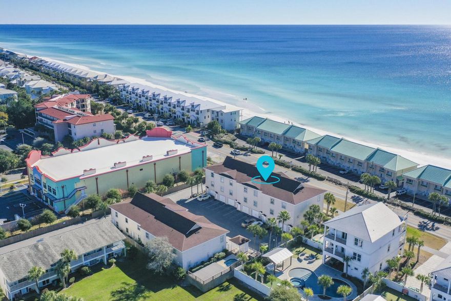 Centrally located on Scenic Gulf Drive in the picturesque Miramar Beach, this stunning property offers a perfect blend of luxury and convenience. As seen on HGTV..this 4BR / 4BA townhome has optimal rental potential with only 60 second walk to the beach. Step inside and be greeted by an immaculate interior that has been completely renovated with exquisite attention to detail. This gorgeous unit boasts granite countertops throughout, adding a touch of sophistication to every corner. The beautifully decorated living spaces create an inviting atmosphere, making you feel right at home from the moment you enter. With ample natural light flowing in, the rooms feel bright and airy, offering a serene escape from the outside world. YTD bookings $54K+K!Rental income projections of $100K+ attached Nestled in a highly sought-after location; walkable to Pompano Joe's, this property presents an incredible opportunity for investors and beach lovers alike. Imagine waking up each day to panoramic views of the Gulf, and being just steps away from sinking your toes into the soft sand. Whether you're seeking a profitable investment or a place to call home, this residence guarantees both comfort and potential. 

Don't miss out on the chance to own this remarkable property - schedule your private showing today and experience the beachfront lifestyle you've always dreamed of!