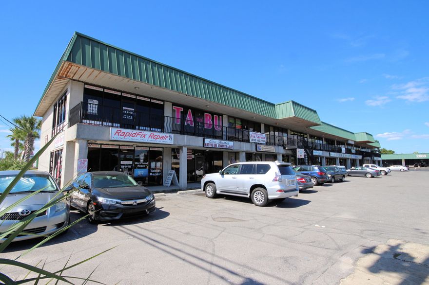 2 great spaces for the 1 low price! This is for unit 6A (upstairs) & 6B (downstairs). Both are 800 sq. ft. each.The location is perfect for any business. This office complex is across the street from AJ's and located on the corner lot (corner of Hwy 98 & Palmetto St. CAM fee is $550 a month and includes Building Insurance, Sewer, Trash, Signage lighting at the street & exterior maintenance.Both units are leased at this time, but leases expire in Jan 2017. You can choose to keep the tenants or decide to use the spaces for your business.Many options for several types of businesses. Currently used as an office space and a salon. Can be used as retail, restaurant, spa, salon or office space.