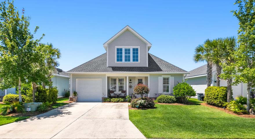 Under contract with contingency kick-out clause. Accepting back up offers! Capture your piece of the South Walton lifestyle!  Located in Phase III the highly sought after neighborhood, Church Street Village. Built by Huff Homes, this very popular ''LIAM'' model is a 3 bedroom, including 2 master bedrooms 3 baths, and 1 car garage. Both Master suites are spacious have dual closets, dual vanities with a beautiful, tiled master shower including frameless doors. The 3rd bedroom is located on the 1st floor. This is the only two-story plan to have two bedrooms on the main level.