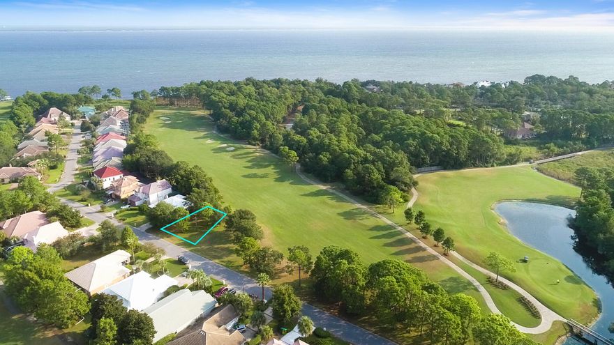 Build your Custom Coastal Home on this Gorgeous beautiful level Lot on the 15th Fairway in one's of Destin's Premier Golf Communities.Here you will enjoy peek views of the Bay and a short walk over to Emerald Bay's lovely amenities including a swimming pool, tennis courts, golf pro shop, and club house where you can enjoy lunch and a full bar! This lot also comes with a fully HOA approved variance granting you more room to build the home of your dreams and have plenty room for a pool and outdoor living space. While this setting is spacious and peaceful, it puts you just minutes from all of Destin's hot spots & gorgeous beaches!Premier Local Builder available to provide Custom Plans & Build-to-Suit.*All Info is deemed to be correct, but buyer/s to verify all details as needed.