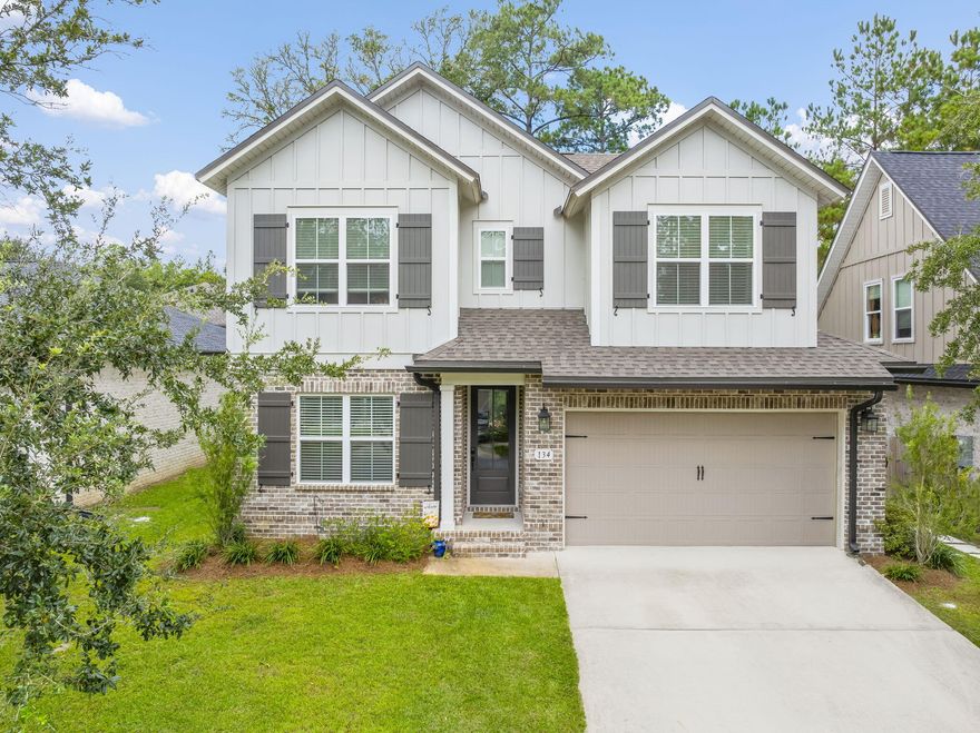 Offered at $415,000, this stunning Randy Wise-built Magnolia floor plan brings together style, space, and comfort in one of Freeport's most sought-after neighborhoods. With 4 bedrooms, 2.5 bathrooms, and 2,376 sq. ft. of well-designed living space, this home is move-in ready and full of thoughtful upgrades.Step inside and you'll notice the bright, open floor plan with 9-foot ceilings and plenty of natural light. The spacious first-floor primary suite is a true retreat, featuring a large walk-in closet and an en-suite bath with dual vanities, 3x5 tiled shower with dual showerheads, and a modern finish.The kitchen is the heart of the home, complete with granite countertops, tile backsplash, and large eat-in island.*Measurements deemed to be accurate but should be confirmed by buyer.