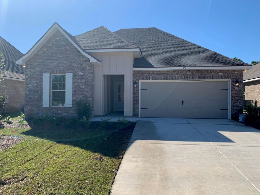 The TRILLIUM III G in Moonswept at Hammock Bay community offers a 3 bedroom, 2 full bathroom, open design.  Upgrades added (list attached).  Features: double vanity, garden tub, separate custom tiled shower with frameless door, and walk-in closet in the master suite, covered patio, recessed lighting, undermount sinks, framed mirrors, smoke/carbon monoxide detectors, landscaping package, architectural 30-year shingles, flood lights, and more!Energy Efficient Features: water heater, kitchen appliance package, vinyl low E windows, and more!