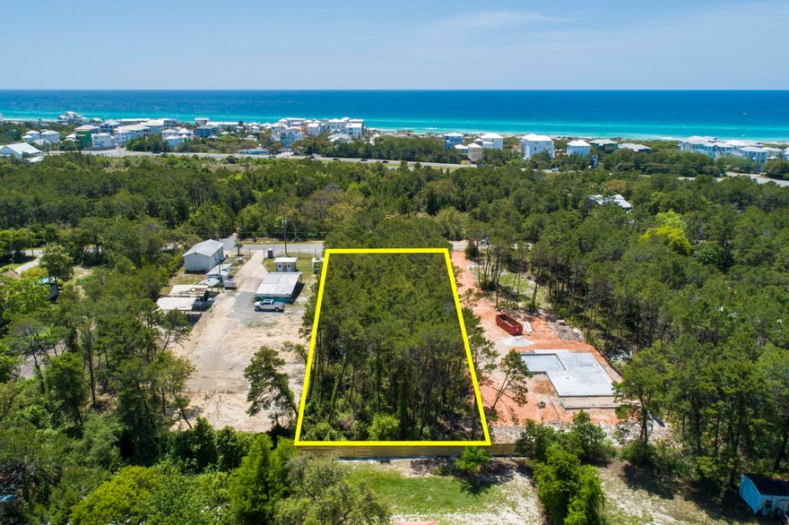 Unique 81 x 297 lot.  The lot can be split .  Very quiet street in Inlet Beach.  Walking distance to the beach.  Zoned Infill, Check with zoning on details. Call Sharon Farr if you like more information. 850-258-6401
