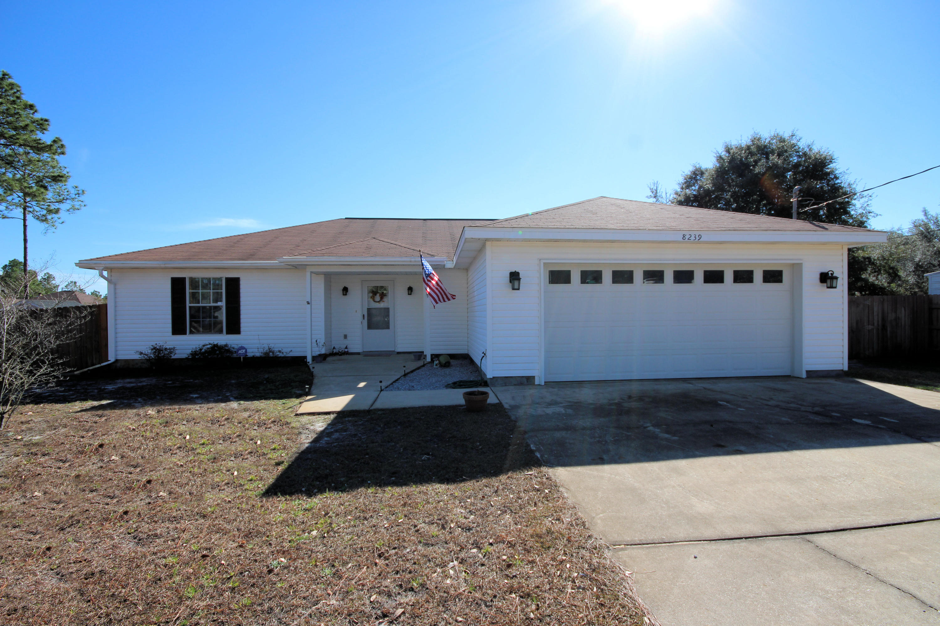 Great House in a Great Location! Neat as a Pin. 3 Bedroom 2 Bath Home in Navarre. Convenient to Hurlburt Field! Walking Distance to Grocery, Restaurants and Shopping. You'll be Impressed with How Well Kept this Home is. Large Master Suite located on One Side. 2 Additional Bedrooms and a Full Bath on the Other Side. Spacious Living Room. Big Roomy Kitchen with Breakfast Bar is Open to the Dining Area. Dining has Access to the Covered Patio and Fenced Backyard. Ideal for Backyard Gatherings on the Paver Patio Area and Fire Pit. This is a Nice Large Lot. Beautiful Navarre Beach and Fishing Pier is right over the Bridge. Navarre Park with Splash Pad is a stones throw away. Walk. Bike. Play. Live Navarre.Buyer to verify all measurements.