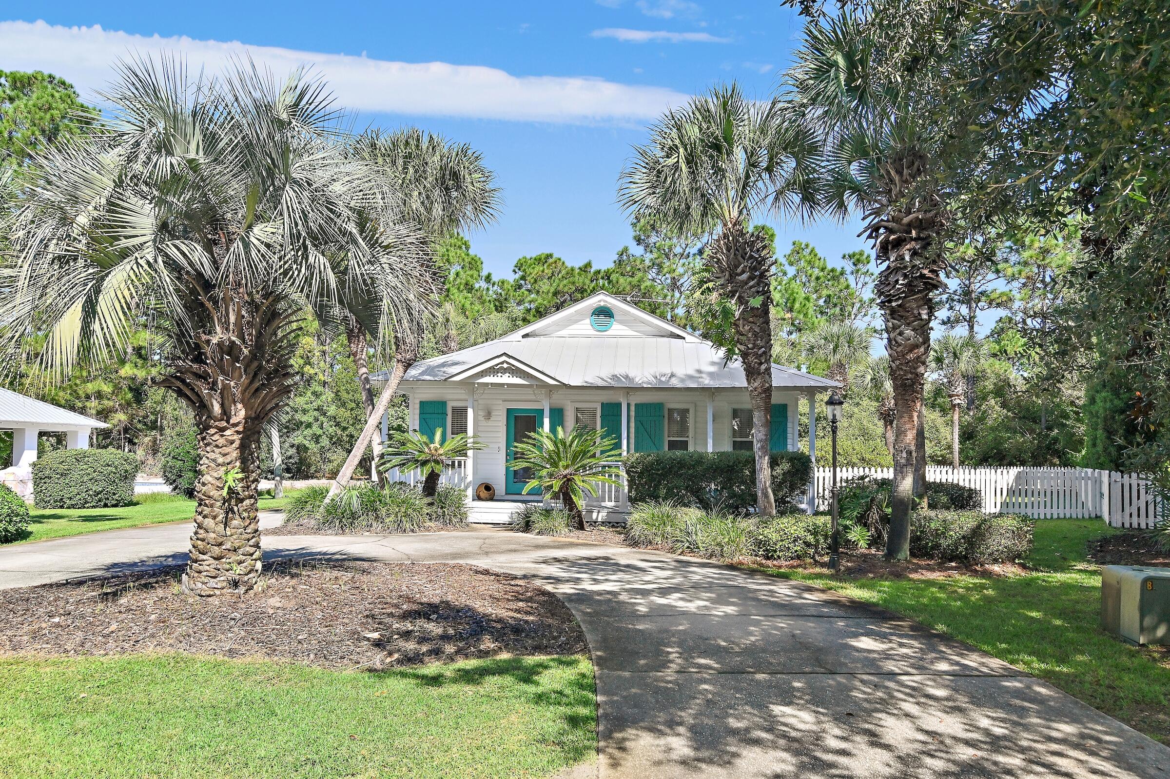Charming 3 Bedroom, 2 Bath Florida cottage with detached storage/workshop is situated on a level, slightly over a quarter acre lot. The seller has occupied this lovely home since 1997 and is relocating to be closer to family. Many opportunities exist with this property. It's a great smaller second home for a retired couple, starter home for a young family or for an individual moving to the beach. Renovate the home for an income producing rental property or demo it and build your dream home on this spacious lot backing to the State Forest. Plenty of room for a garage with carriage house and a pool. This home has never been rented and presents itself as an exceptional opportunity for full-time residency, a second home, or investment property. Currently one-story living with a new roof in September 2019 and a new HVAC system in December of 2019. With the Greenwood Beach Access just a short walk or bike ride away beach lovers can enjoy the sugar white sand and emerald green waters of the Gulf. Along with our wonderful beaches enjoy the shopping, dining and entertainment just a short distance to the West in Seaside and Watercolor and to the East enjoy all that Alys Beach, Seacrest and Rosemary has to offer. Vacationers, second homeowners and residents love this central Seagrove Beach location and the warm friendly family feel. All information is deemed correct but should be verified by the buyer.