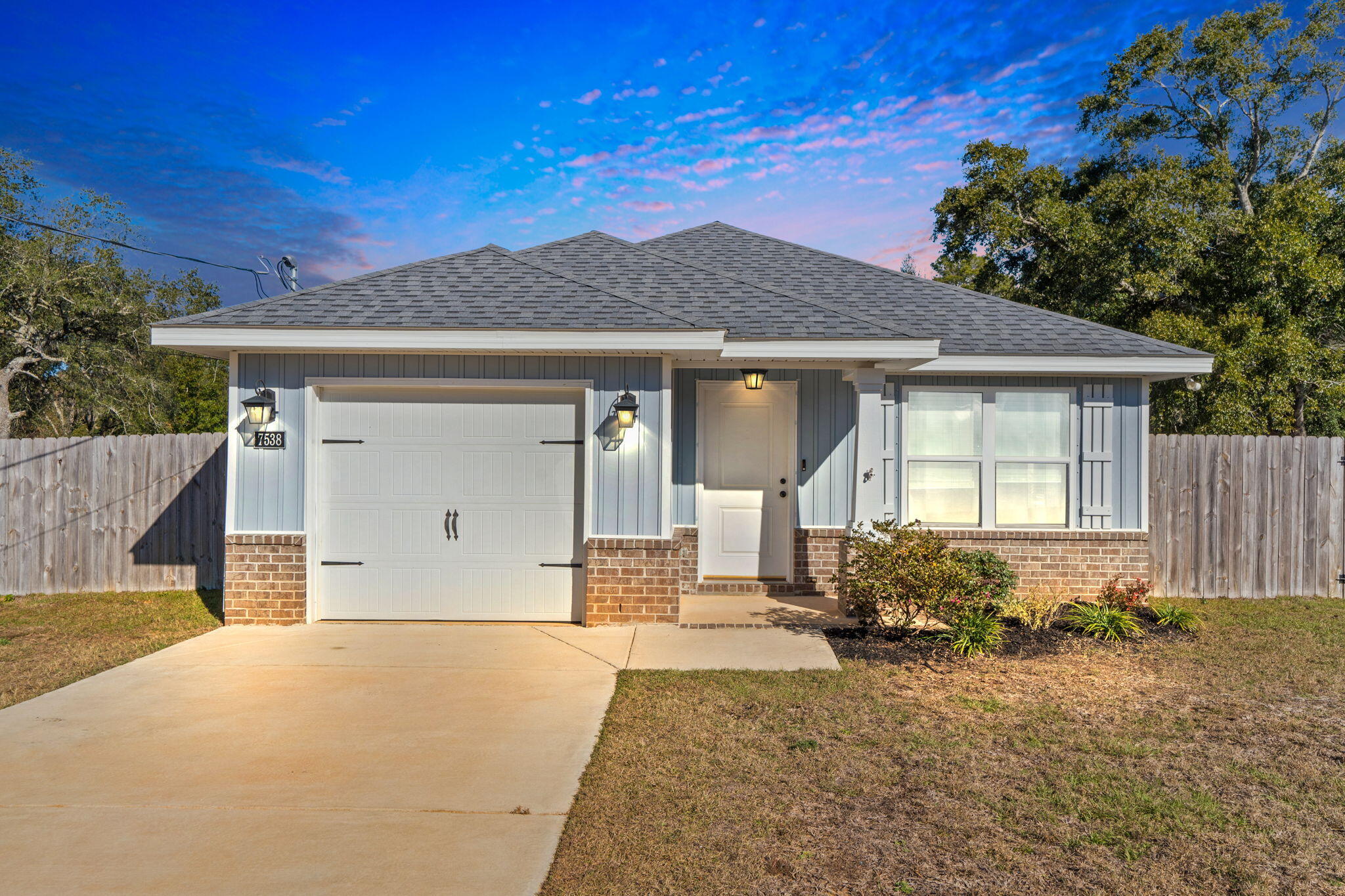 SELLER OFFERING BUYER CLOSING COSTS Welcome to The AMERICA floor plan built by FLYNN Builders. This affordable & adorable home is now available for the savvy buyer in this market. Situated on .34 acres on a private road in the very back, you will notice no cut through traffic. NO HOA either, so bring your boat/RV and other recreational toys to your home. This open floor plan features 3 full bedrooms and 2 bathrooms. The kitchen opens up to the living room space as you enter the home. Located off of East Bay Blvd near the private school that is walking distance. The beach is less than 12 minutes away on a normal commute. No flood zone and low insurance due to the home being newer. This is the only home on the market at this price point and being so new! Flexible closing date offered.