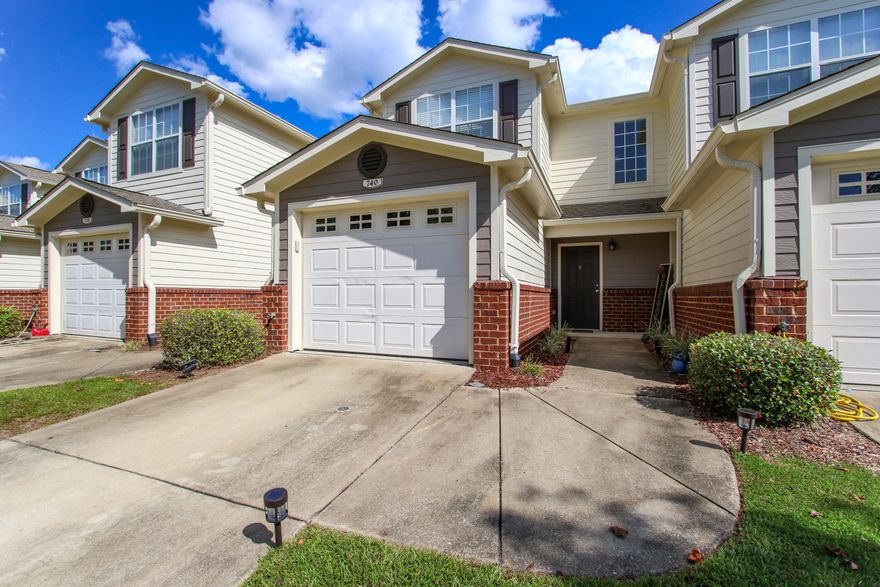 Great location in Eagles Landing, a well maintained and popular enclave with easy access to Hwy 85/I-10. This sidewalk community boasts stylish townhomes surrounding an impressive common space with resort style pool, club house and playground, all set within rolling green spaces meticulously maintained by the HOA. The unit has 2 master bedrooms, each with their own en-suite bath and large walk-in closet. Recent updates and plenty of additional storage throughout. Washer and Dryer included!