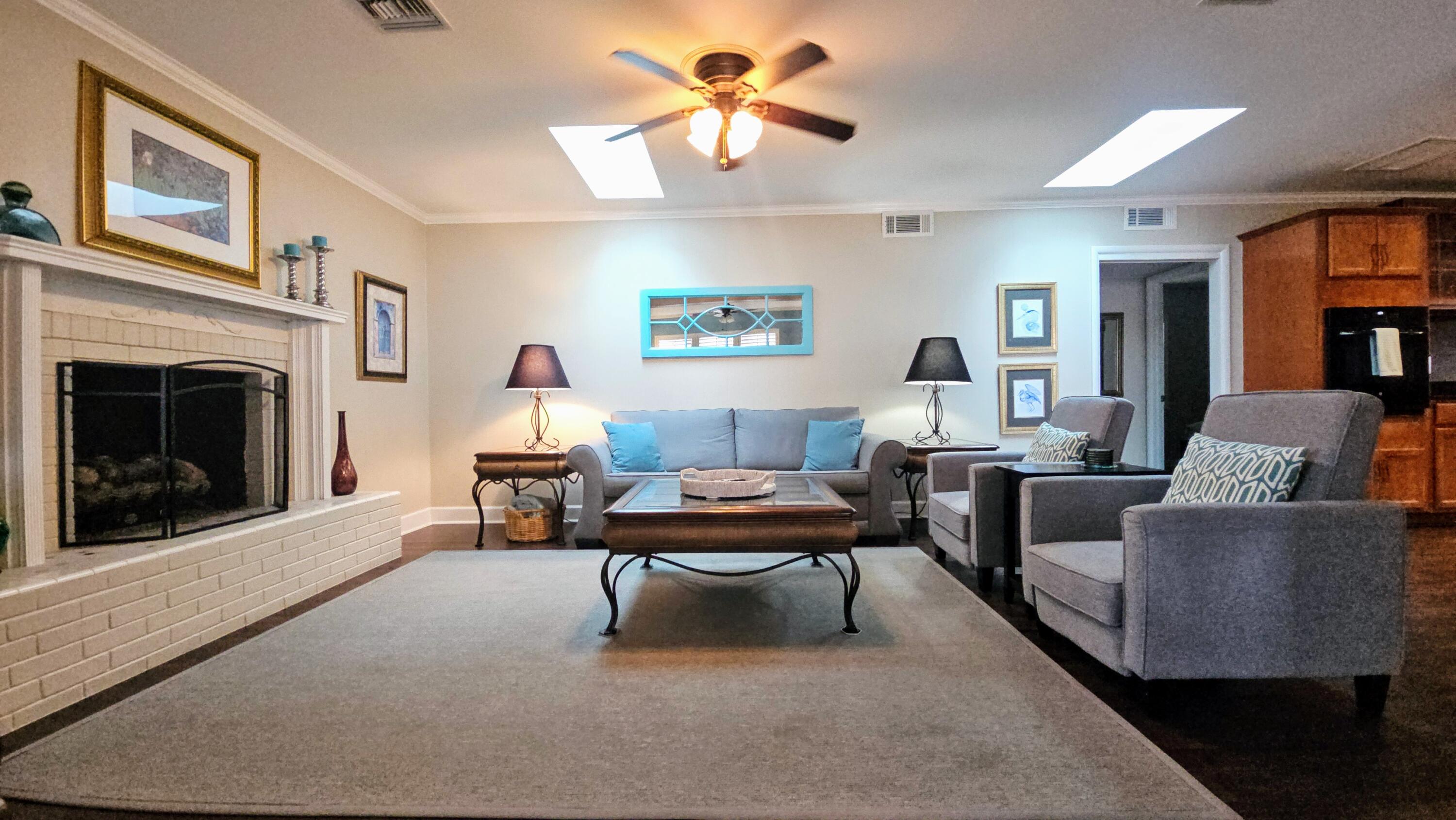$500 off Junes Rent! CHARMING FURNISHED WATERFRONT HOME FOR RENT! In South Walton on the beautiful Choctawhatchee Bay. Nestled just off Highway 331, this classic Old Florida cottage offers an unbeatable location less than a mile, to three popular restaurants. Enjoy breathtaking views and an updated, stylish interior full of character. With over 1,600 square feet of open living space, this furnished home features a spacious two-car garage, private dock, and boat lift (additional charges apply for lift use). Move-in ready and fully furnished, this home includes lawn care for your convenience. Two car garage. Tenant is responsible for water and electric. Enjoy the view from your home office that looks out onto the bay.