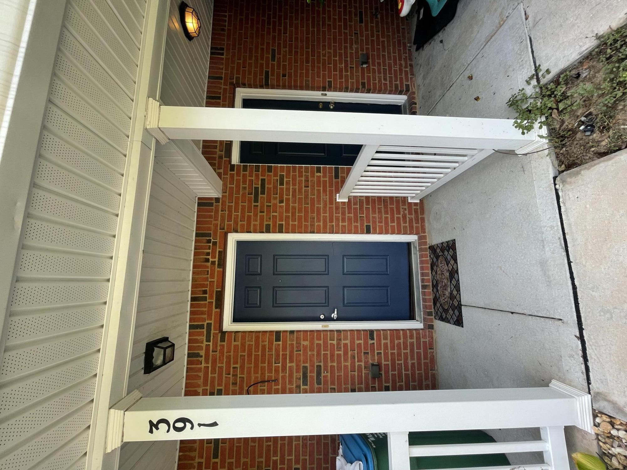Short trip to local military bases. This 3 bedroom 2-1/2 bath has lots of upgrades. LVP through out the first floor. Large kitchen with subway tile backsplash. Modern White cabinets on top and olive on bottom. Formal dining room just off the kitchen and 19X14 living room. Half bath is conveniently located downstairs. Upstairs you will find all three fully carpeted bedrooms. In the master suite you love the custom made drapes in this large 20x13 master bedroom. Privacy fence around the backyard.