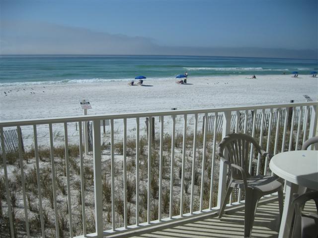 A rare find at Cabana Club located on highly desired Scenic 98 in Destin.Enjoy the extremely spacious living room and large balcony plus a King sized master suite and 1.5 bathrooms. A beautifully remodeled kitchen with granite counters and wood cabinetry! #103 is already on a seasoned rental program - buy now and enjoy the high dollar summer rental income. Cabana Club offers gated beach access, lush landscaping and a bbq grill area. Any owner on the Sea Oats rental program can use their pool. Updated interior photos will be added after next rental turn!