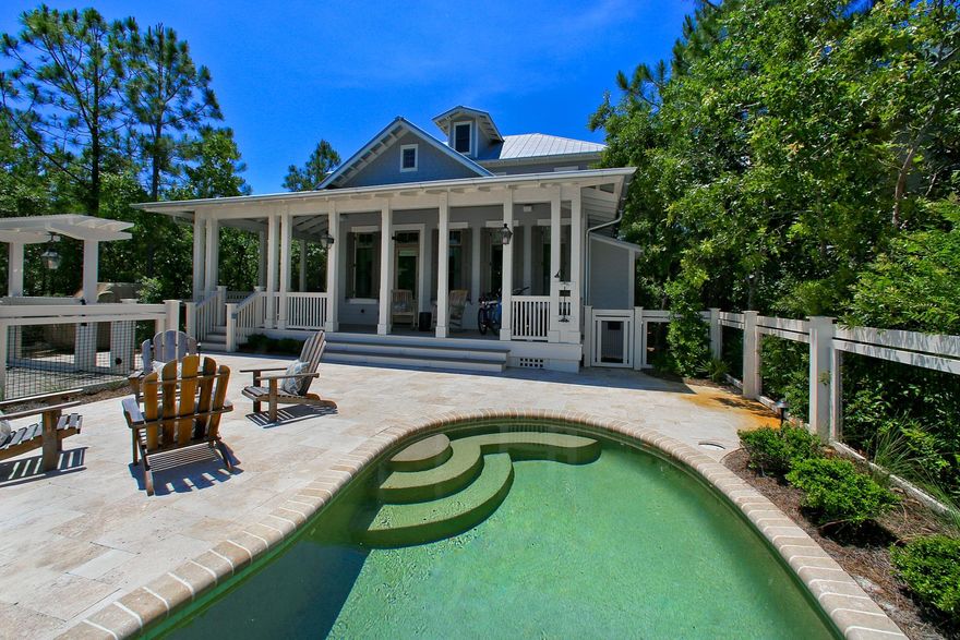 Rarely do the words ''least expensive'' coincide with so many of the features a buyer looks for in a home! In this case, it is the least expensive home in WC with a pool. And not just a pool, the entire outdoor living space was renovated and expanded. The pool was refurbished, new pavers, new fencing, new landscaping and lighting and the list goes on! Inside, the home has a fabulous first floor master, open floor plan, beautiful furnishings and so many renovated features you will have to look under the Documents tab to read about them all. Rental projections are also included as well as a short list of exclusions. Possibility of garage/CH.