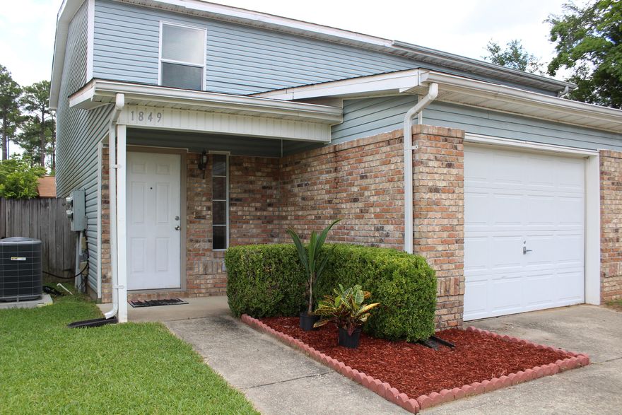 Affordable and adorable Home! Centrally located and minutes away from Hurlburt Field & Eglin Air Force. Well maintained home with open foor plan. Entertaining kitchen wih large breakfast bar, plenty of cabinets and countertops. Home has spacious living room and dining room. New Roof in 11/2015, New HVAC Carrier in 1/2016. Seller made other upgrades in kitchen backsplash (smart Tile), stainless steel appliances,faucets, window and light fixture. Corner townhome with one car garage and parking for 4 cars.Fenced back yard & Open patio. Make your appointment TODAY!