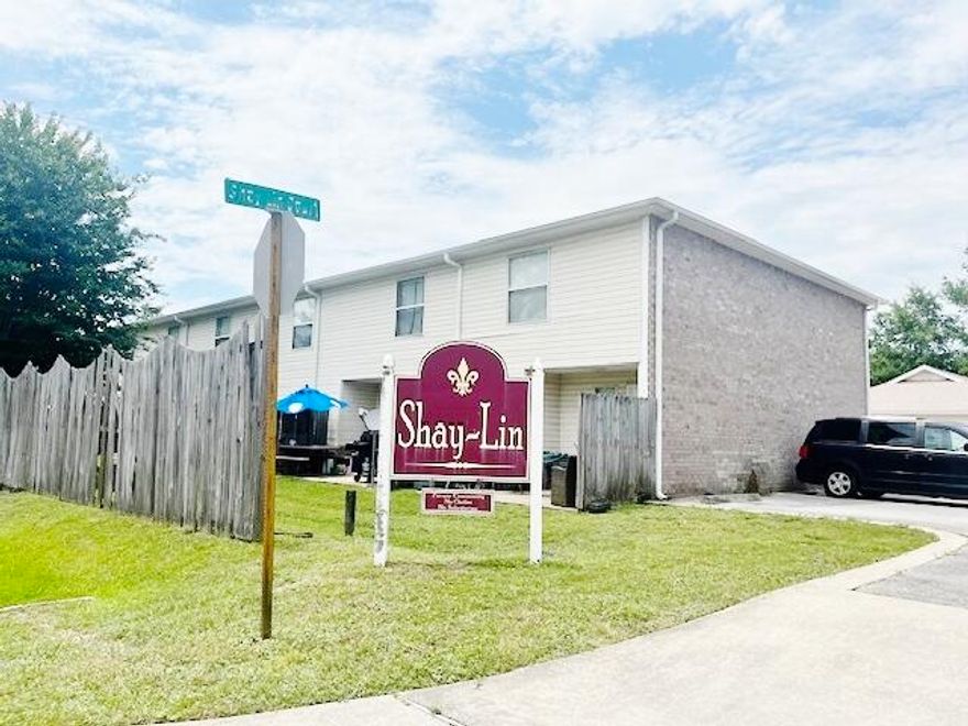 Nestled in the intimate community of Shay-Lin, this sweet 2 story townhome offers a perfect blend of comfort, affordability and convenience! The main floor boasts a spacious Living/Dining area and the large, Tiled kitchen has a breakfast bar, plenty of  cabinet and counter space, and laundry room with full sized washer and dryer that are included, as well as the refrigerator. Upstairs you'll find 2 generous sized bedrooms divided by a large full bath.Step outside onto your cozy patio, or take a dip in the community pool offering a refreshing escape, just steps from your door! This townhome makes a great full time residence, 2nd home or income producing property, all while being close to all the amenities one could want or need. Welcome Home!