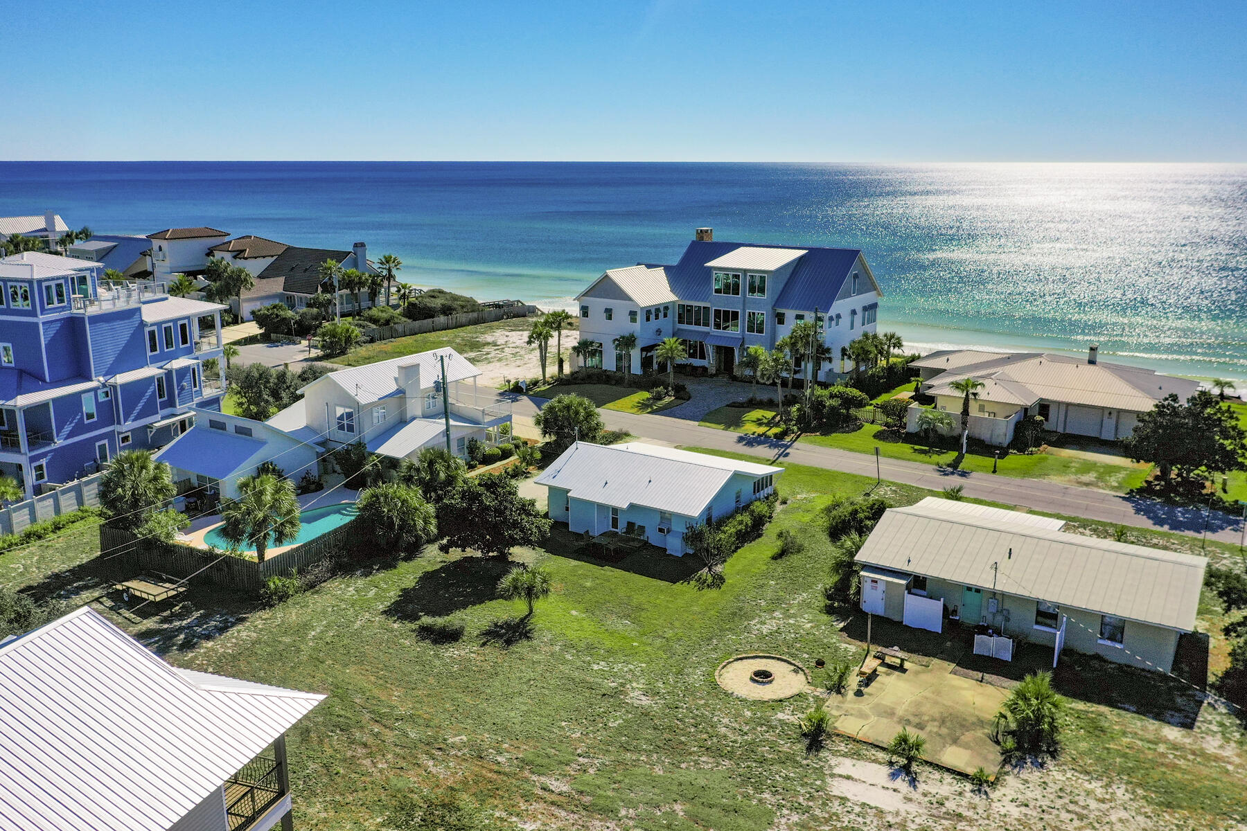 Exceptional redevelopment opportunity to customize a resort home on this extraordinary lot located directly across from the beach in Blue Mountain Beach community of Santa Rosa Beach, Florida, along the renowned Scenic 30A corridor of flourishing South Walton County, Florida. Please inquire for further details.