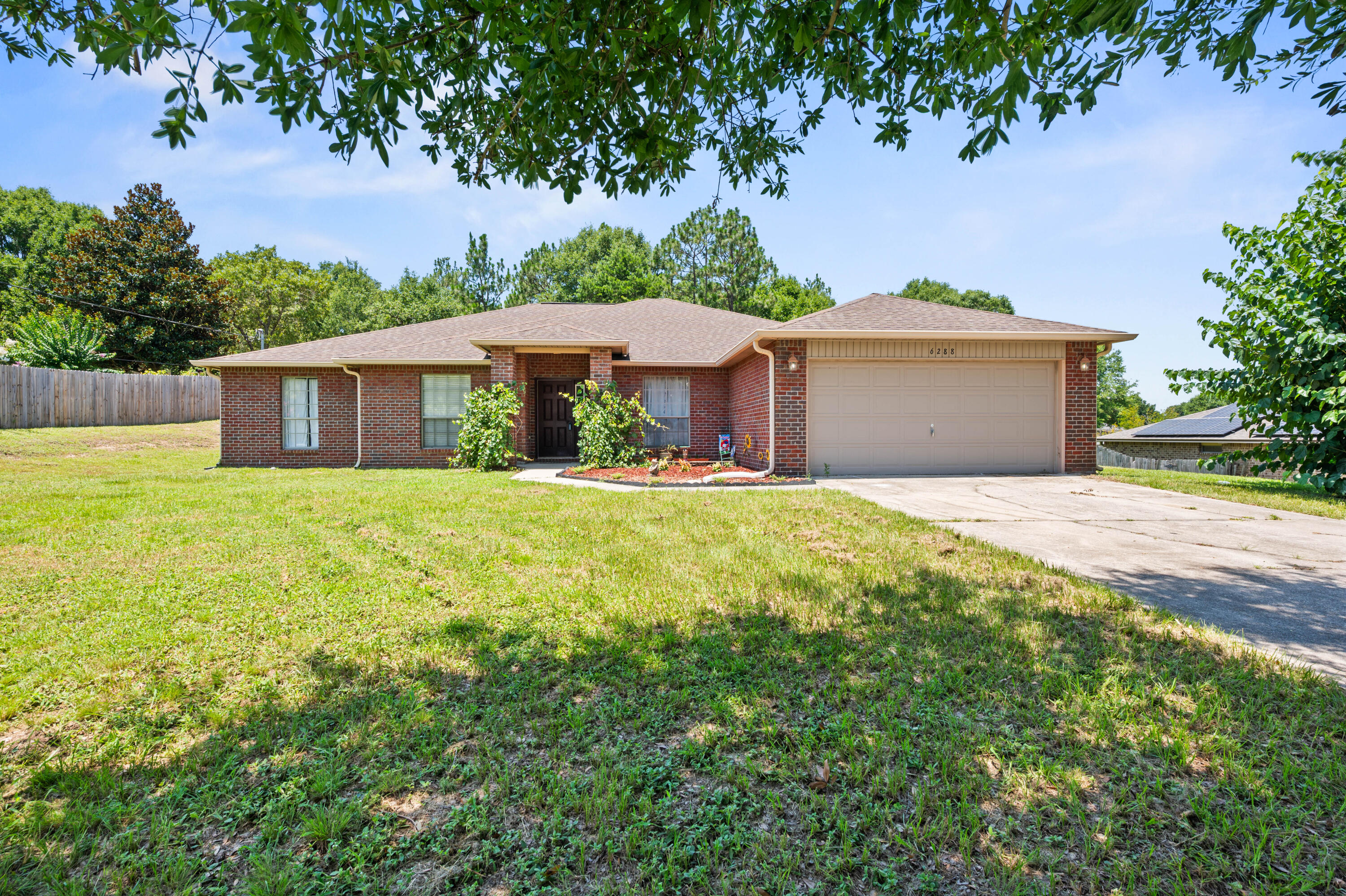 Incredible Value in North Crestview!Don't miss this spacious value-packed gem on over half an acre with nearly 2,700 sq ft of living space--a rare find with no HOA! Step into a bright, open living area perfect for relaxing or entertaining. The kitchen shines with stainless steel appliances, a center island, and a cozy eat-in nook, all flowing seamlessly into a formal dining room for those special occasions. Need more space? You've got it--with a dedicated study AND bonus area to fit your lifestyle.The oversized master suite is your private retreat, complete with a double vanity, garden tub, separate shower, and walk-in closet. Outside, enjoy the privacy of a fenced backyard, plus a 2-car garage and plenty of driveway space.Schedule your private showing today!