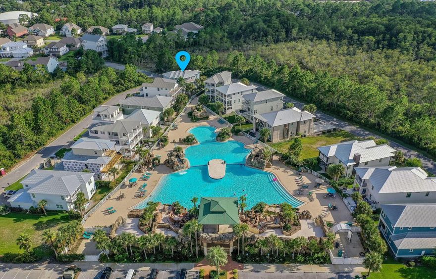 This beautifully updated 5-bedroom, 3,421 sq ft home in the gated community of Cypress Breeze is located steps from the resort-style community pool and less than a mile from the beach. Built as a custom home by the original builder, it's filled with upscale finishes and thoughtful design. The first floor features a private guest suite with a full kitchen, bathroom, living space, and queen bedroom--perfect for guests or extended family.The second floor offers an open layout with a large kitchen, breakfast bar, dining area, and the primary suite with private bath and balcony. On the third level, you'll find three spacious guest rooms, two updated bathrooms, and a cozy loft with a daybed and TV.Located in a  near Gulf Place with shopping, dining, and events. Golf cart is included!