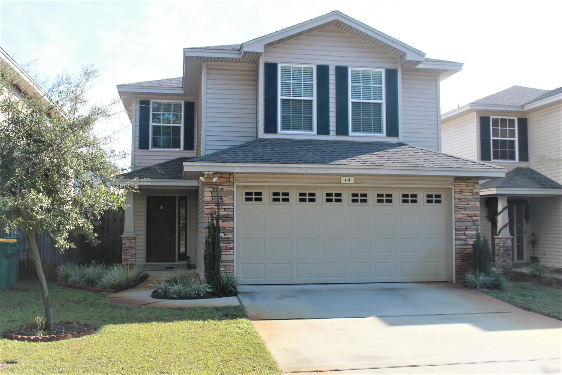 Beautiful and Move-In Ready, this 5 bedroom, 3 bath home is complemented with Stone Accents, Impact Glass Windows, Raised Panel Doors, Stain Resistant Carpeting, Crown Molding, Ceiling Fans Throughout, Ceramic Tile, Engineered Hardwood Flooring and a Large Family/Living Area. The kitchen has Stainless Steel Appliances, Granite Countertops, Tons of Cabinet Space, Breakfast Bar and Dining Area. The Large Master Suite has its own Sitting/Office Area. The Large Master Bath has Dual Vanities, His and Her Walk-In Closets and a Garden Tub. All bathrooms are spacious and have granite countertops. The additional bedrooms are also spacious. The 5th bedroom can be used as an office or study. The back yard as a privacy fence and covered porch. Close to Shopping, Golf, and Great Schools