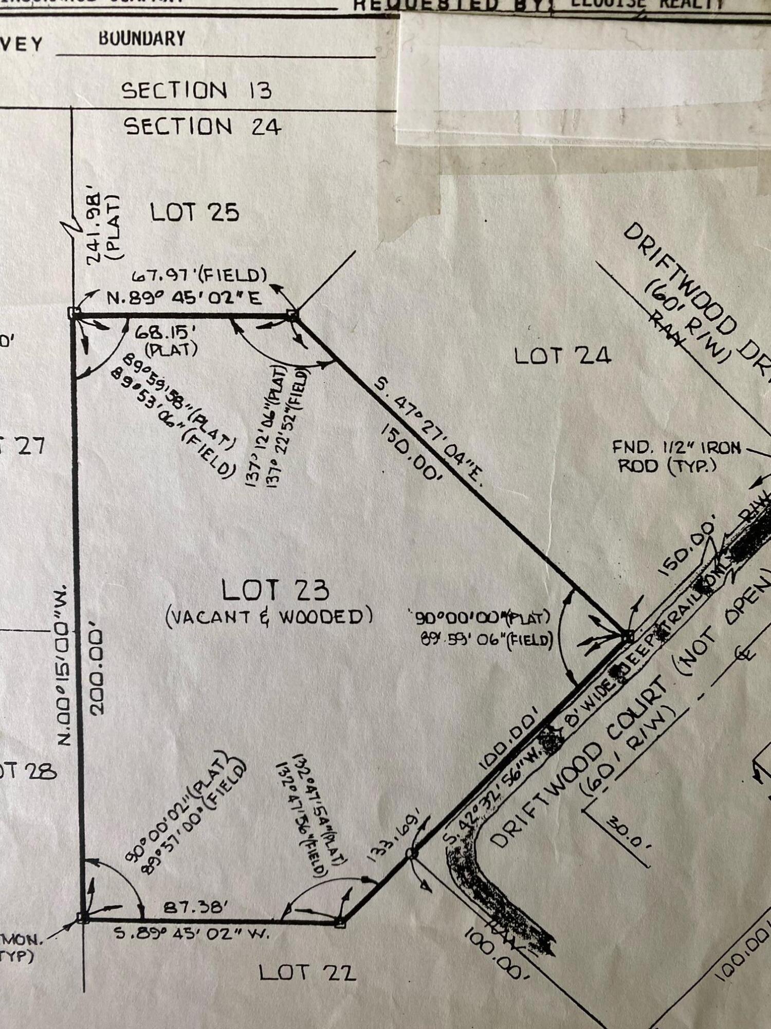 Over 1/2 acre lot to build your dream home. There are no HOA fees in this desirable neighborhood and you will be just minutes from the boat ramp. There is a for sale sign on property. All information and measurements should be verified by the buyer.