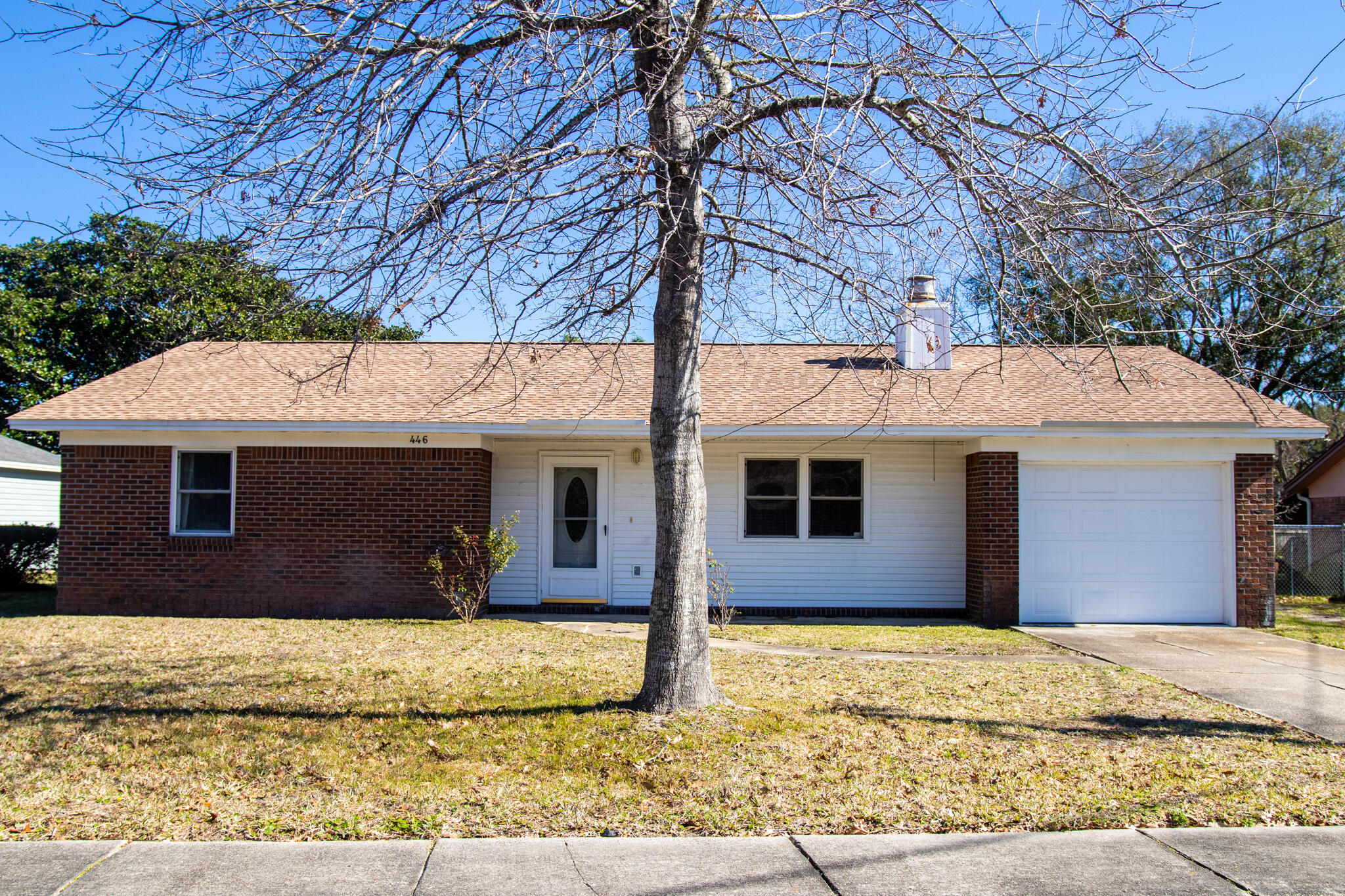 446 Snapper Dr. is a wonderful 3 bed 2 bath in the heart of Destin. Located close to the Elementary school, and minutes to shopping this original brick home is a blank slate for the creative family! A large fenced in backyard is perfect for pets. Come take a look today!