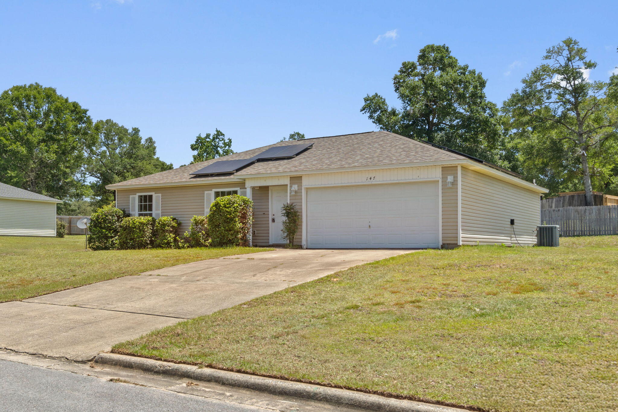 ***NOW OFFERING 1/2 OFF FIRST MONTHS RENT!!***Captivate your senses at 147 Cabana Way, Crestview, FL 32536, where comfort meets charm in this delightful rental property. Step into a world of possibilities within this 1,318 sq ft haven, designed to accommodate your lifestyle with ease and grace. This inviting home boasts three spacious bedrooms, offering plenty of room for relaxation and personalization. The two full bathrooms ensure convenience and privacy for all, making mornings a breeze and evenings a pleasure. Natural light floods the open living spaces, creating a warm and welcoming atmosphere throughout. The thoughtful layout enhances every moment spent here, whether you're hosting guests or enjoying quiet family nights.