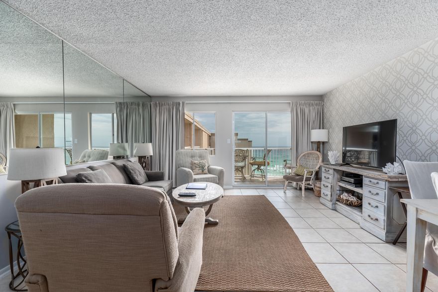 Here is an incredibly rare opportunity to own a beautifully remodeled gulf front condo in Destin for under $300k! With $34k+ rental revenue potential, you're unlikely to find a comparably well-priced property with such an extraordinary return on investment. The sellers have spared no expense in their remodel, with smart upgrades like stainless appliances and new granite countertops in the kitchen, and tasteful modern furnishings and art throughout the entire unit. Holiday Surf & Racquet Club is a premier Destin property on Holiday Isle, and features an absolute trove of amenities. Tennis courts, shuffleboard, heated gulfside pool, exercise room, business center, and a sauna are all available for you and your guests to enjoy. Come see why thousands of happy guests flock here annually!