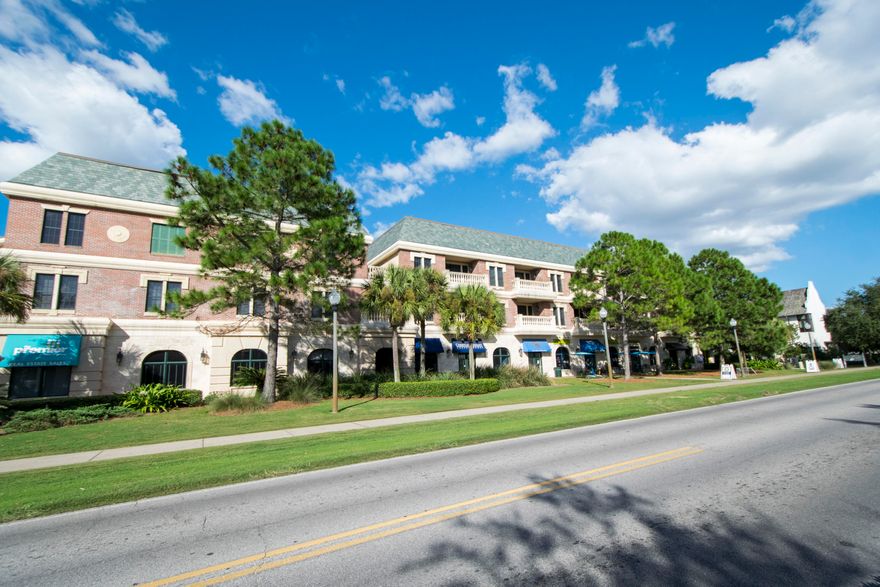 Rare office space available in the Village of South Walton, located between Alys Beach and Rosemary Beach. Fronting Scenic Hwy 30A, this unit has great drive by and pedestrian visibility. Current finishes include a kitchen, bathroom with venetian plaster walls, conference room and individual workspaces divided by curtains. Call today..this space will not last long!
