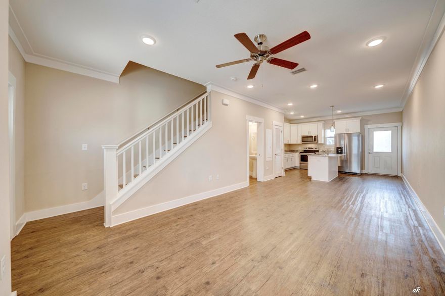 Two bedroom townhomes in the Verandas at Freeport rarely come to market and provide affordable entry level pricing with custom finishes.  This townhome boasts 1152 square feet with both bedrooms upstairs.This townhome has a metal roof, stainless steel appliances, granite countertops, 14 seer ac unit, open floor-plans, craftsmen style trim, Sherwin Williams paint, and much more! The Verandas provides you with peaceful serenity for those who want to live close to the beautiful beaches of South Walton without having to deal with the massive crowds and busy streets. Living at The Verandas will put you 15 minutes away from the beach, 20 minutes away from the major shopping and entertainment destinations and 30-40 minutes away from Eglin AFB.