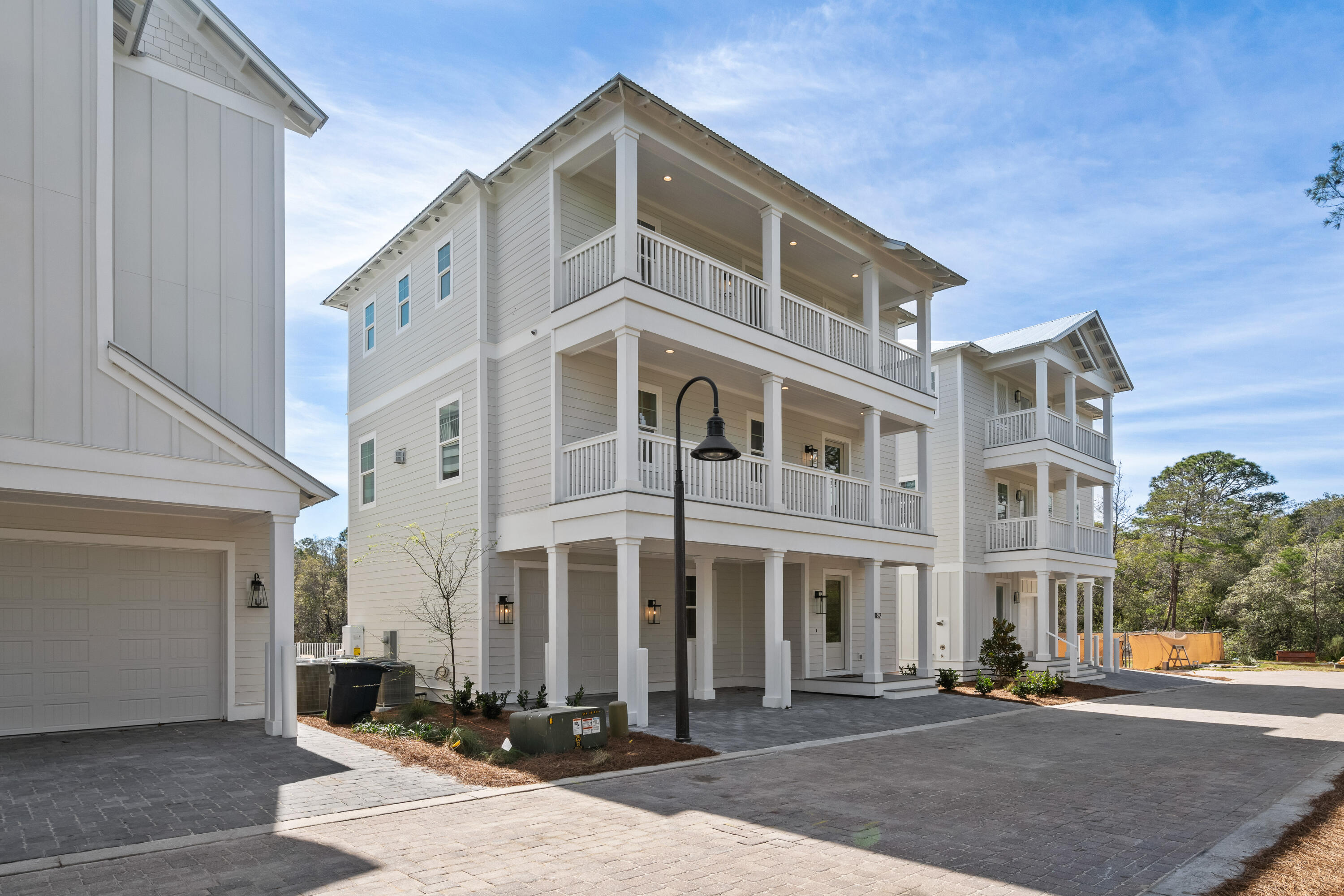 Under contract with 4 calendar day kick-out. The Elderberry Plan A encompasses the light easy coastal luxury of Grayton Beach living. Both indoor and outdoor living spaces provide comfort and design luxury. Feel the coastal breeze on the second or third level spacious balcony. This home features custom wood cabinets, quartz countertops, stainless appliances, designer tile package, fireplace with custom wood mantle and tile accent surround including shiplap sides and closed door bookcase. The master bedroom features a batten headwall, vaulted ceiling with V-groove finish and master bath boast a luxurious free standing stone soaking tub with walk in shower and black matte plumbing fixtures. Must see!