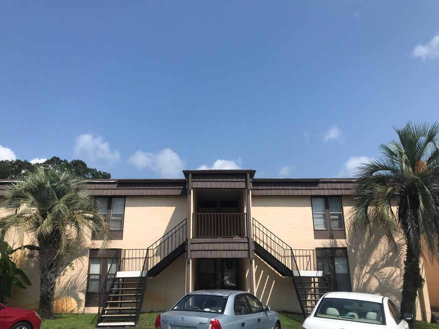 Welcome to Spanish Villas Condominiums.  This particular unit is located on the second story. Inside you will find two generously sized bedrooms and two full bathrooms. The outside balcony overlooks the community pool and amenities. There is a utility  closet on the balcony with washer and dryer hookups. Add this condo to your investment portfolio or enjoy as a cozy primary residence.  Buyer to verify all information deemed important.
